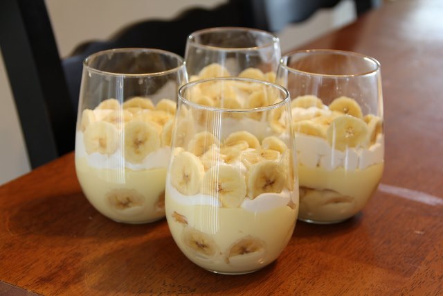 Banana vanila puding