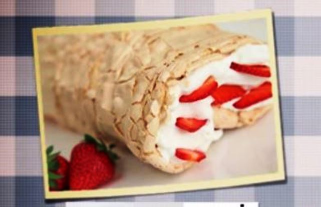 Video recept: Beze rolada s jagodama