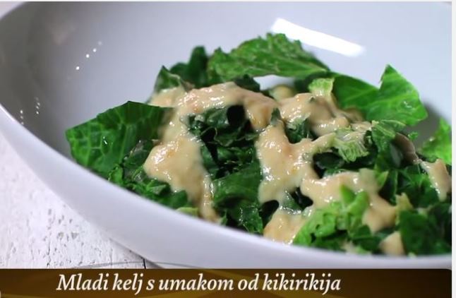Video recept: Mladi kelj sa umakom od kikirikija