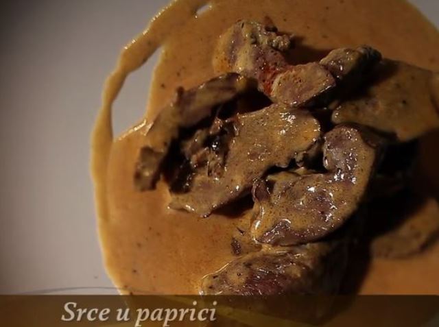 Video recept: Svinjsko srce u paprici