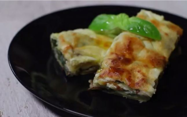 Video recept: Slana pita sa šampinjonima, sirom i blitvom